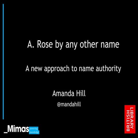 A. Rose by any other name