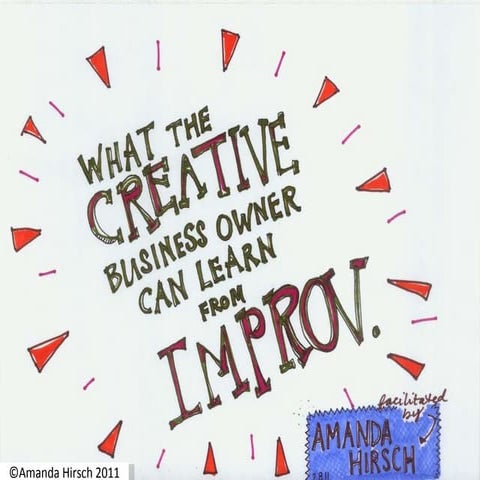 What the Creative Business Owner Can Learn From Improv | PPT