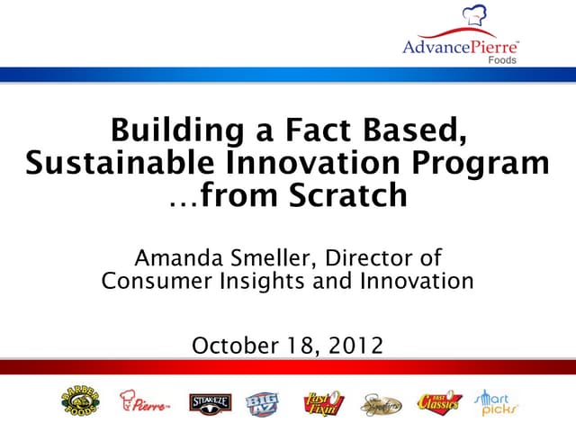 Building a Sustainable Innovation f...