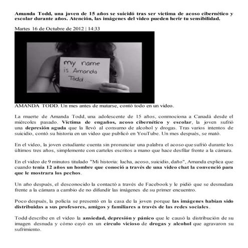 Amandatodd Amanda todd | PDF