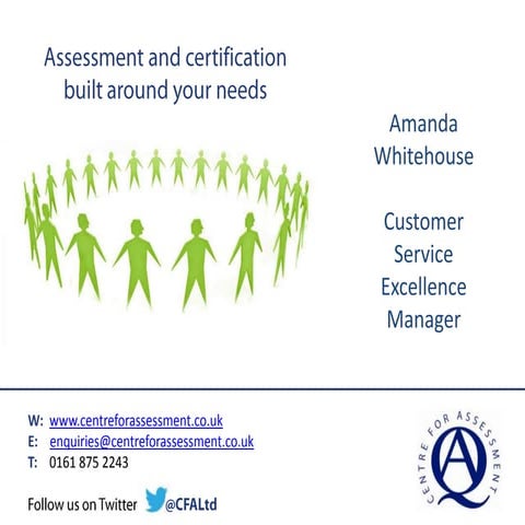 Assessment and Certification Built Around Your Needs