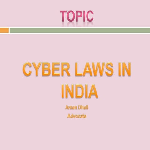 cyber crime in india and law related to cyber crime