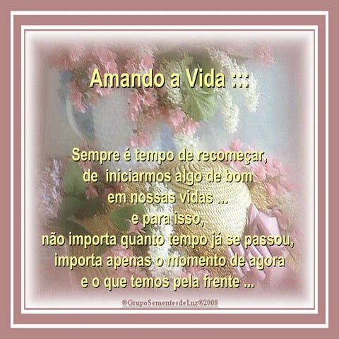 Amando a vida