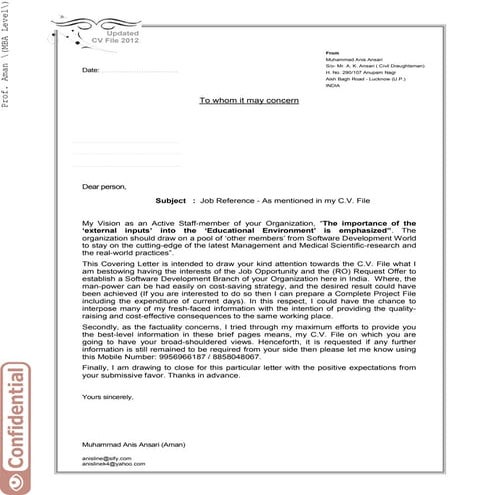 Aman job profile updated- 2012-13 -  208 kb