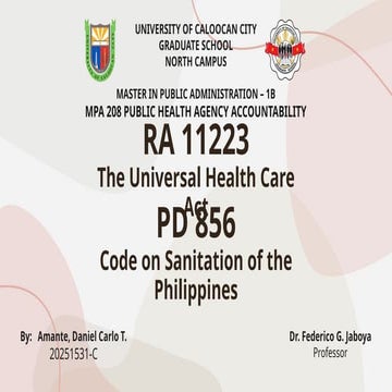 PUBLIC HEALTH LAWS IN THE PHILIPPINES.pptx