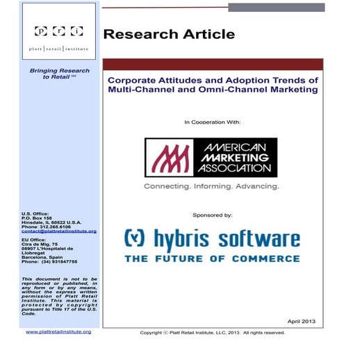 AMA_Corporate Attitudes and Adoption Trends of Multi-Channel and Omni-Channel Marketing