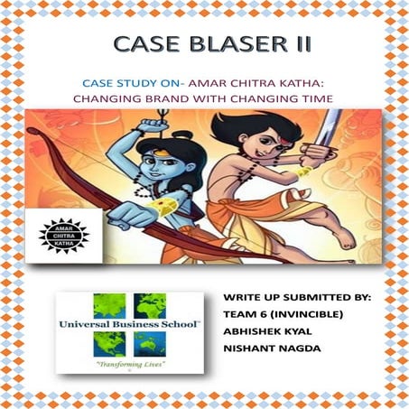 Amar chitra katha case study