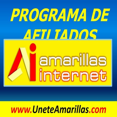 Amarillas Internet - Programa de Afiliados