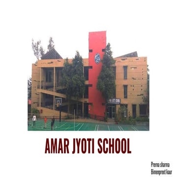 Barrier free architecture- Case study(Amar jyoti school Delhi)