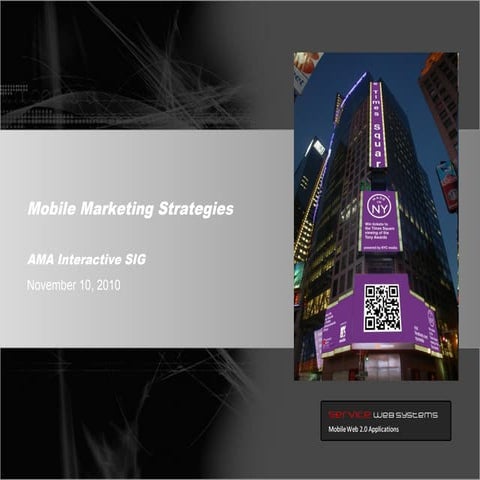 Overview of Mobile Marketing Strategies