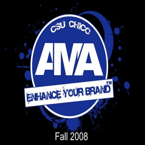 Fall 08 AMA Slideshow