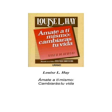 Amate a ti mismo cambiaras tu vida 