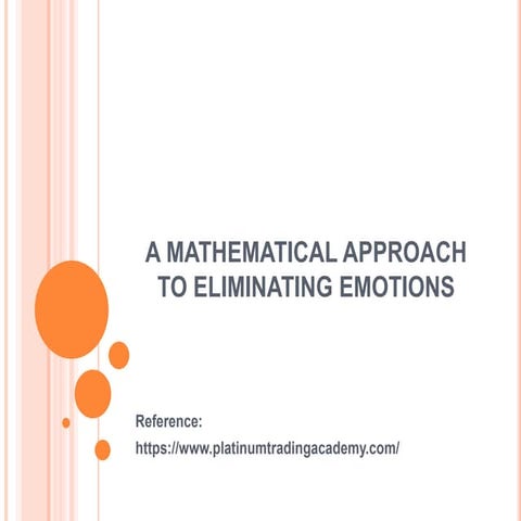 A mathematical approach to eliminating emotions