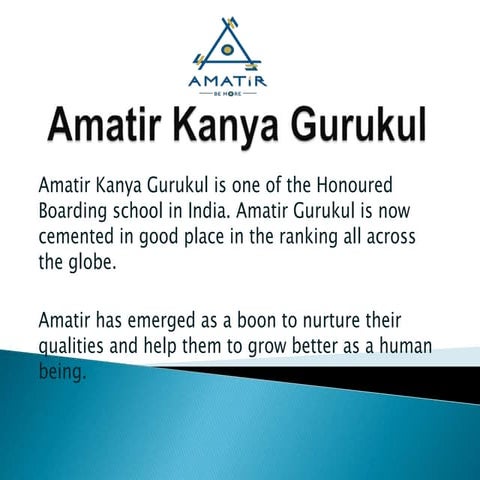 Amatir kanya gurukul