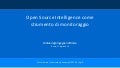 Open Source Intelligence come strumento di monitoraggio
