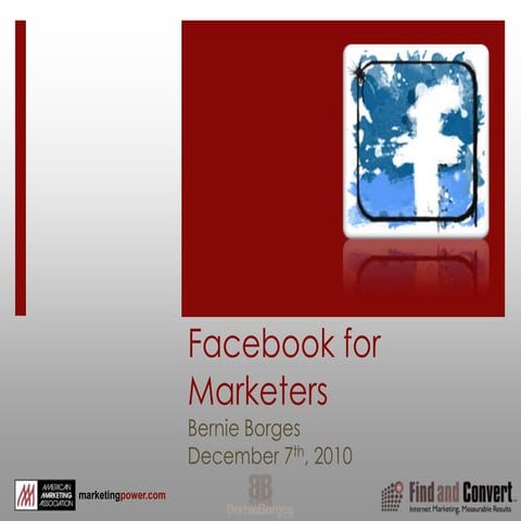 AMA Facebook for Marketers 12-7-2010