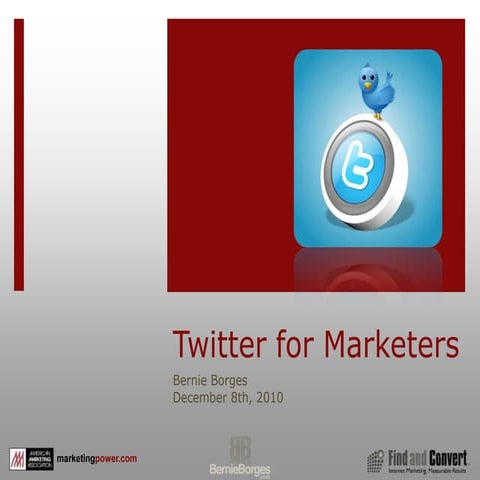 AMA Twitter for Marketers 12-8-2010