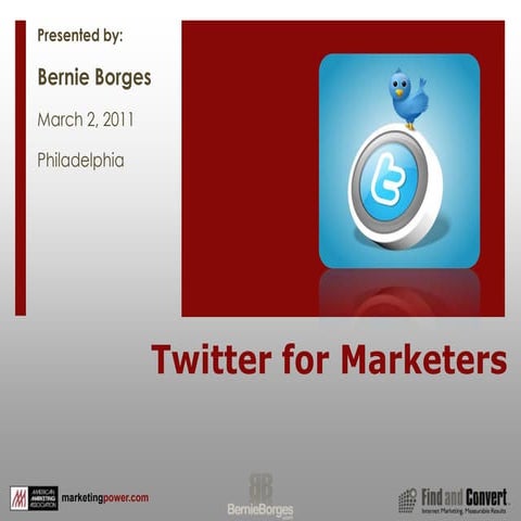 AMA Twitter for Marketers 3-2-2011
