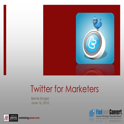 AMA Twitter for Marketers 