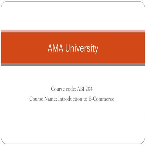 Ama university ec1