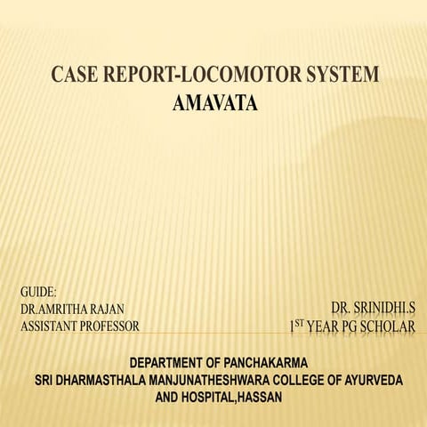 Amavata : Case Study