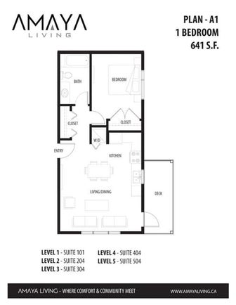 AMAYA LIVING Surrey FLOOR PLANS by Panorama West Group
