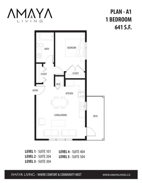 AMAYA LIVING Surrey FLOOR PLANS by Panorama West Group