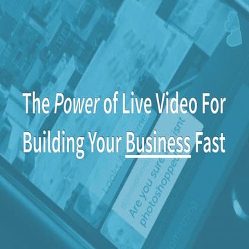 How To Build A Business with Periscope.tv and Fullscope.tv 