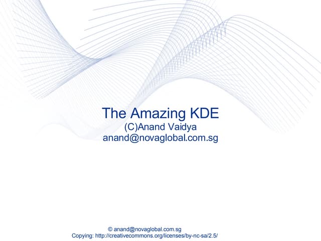 Amazing KDE (K Desktop Environment)