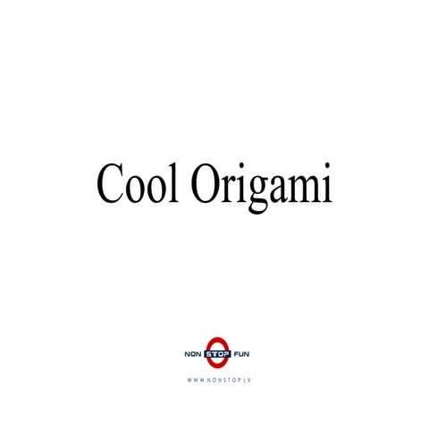 Amazing Origami Art  - A Cool Japanese Paper Art