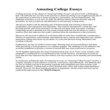 Amazing College Essays.pdf