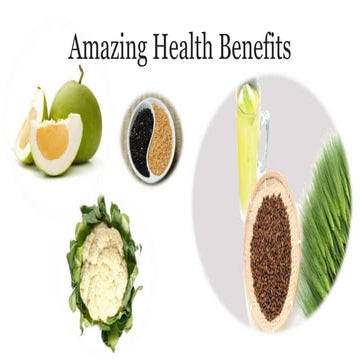 Amazing health benefits