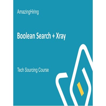 Amazing Hiring tech sourcing course Boolean Search + Xray The Lokenbergs