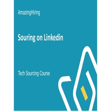 Amazing Hiring Tech Sourcing course 2 Linkedin 