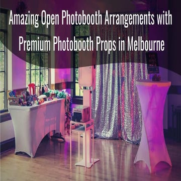 Amazing Open Photobooth Arrangements with Premium Photobooth Props in ...