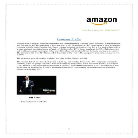 Amazon Documents