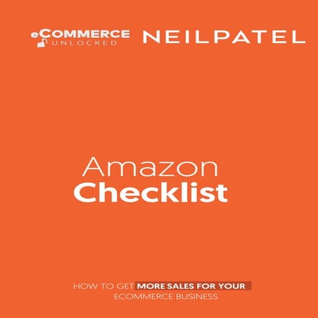 Amazon checklist