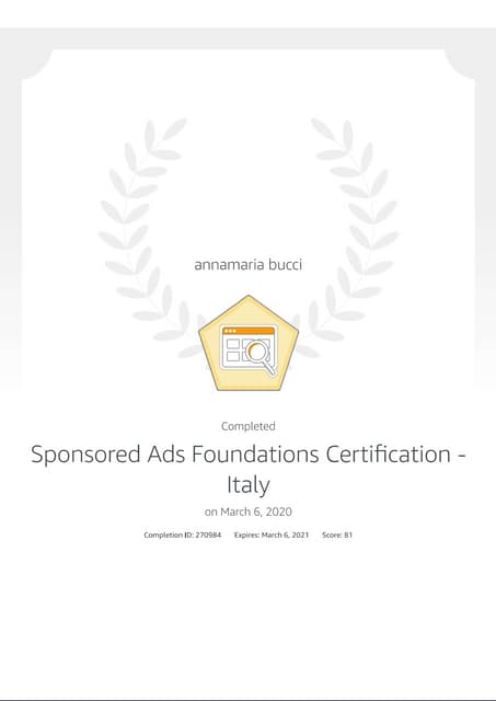 Amazon sponsored ads foundations certification PDF Free Download Amazon sponsored ads foundations certification PDF Free Download