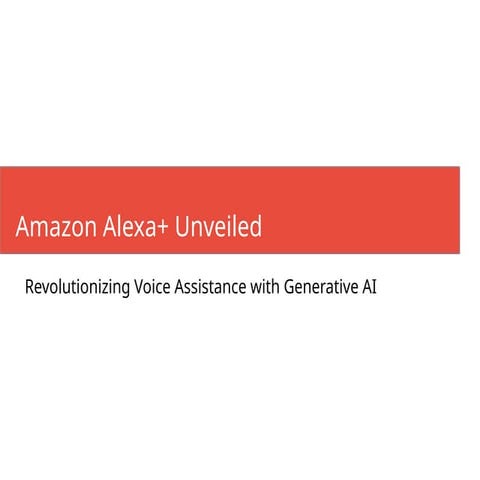 Amazon Alexa+ Announcement - new advanced Assistant from Amazon