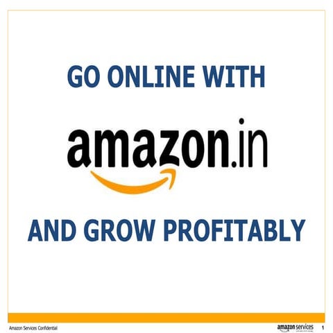 Go Online with Amazon and Grow Profitably