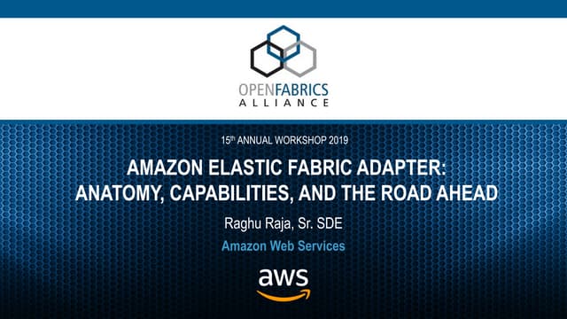 Amazon Elastic Fabric Adapter: Anatomy, Capabilities, and the Road Ahead