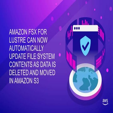 Amazon FSx for Lustre can now automatically update file system contents as da...