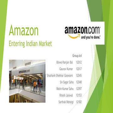 Amazon India business strategy
