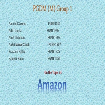 Amazon online shopping