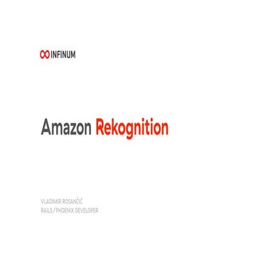 Amazon Rekognition | PDF