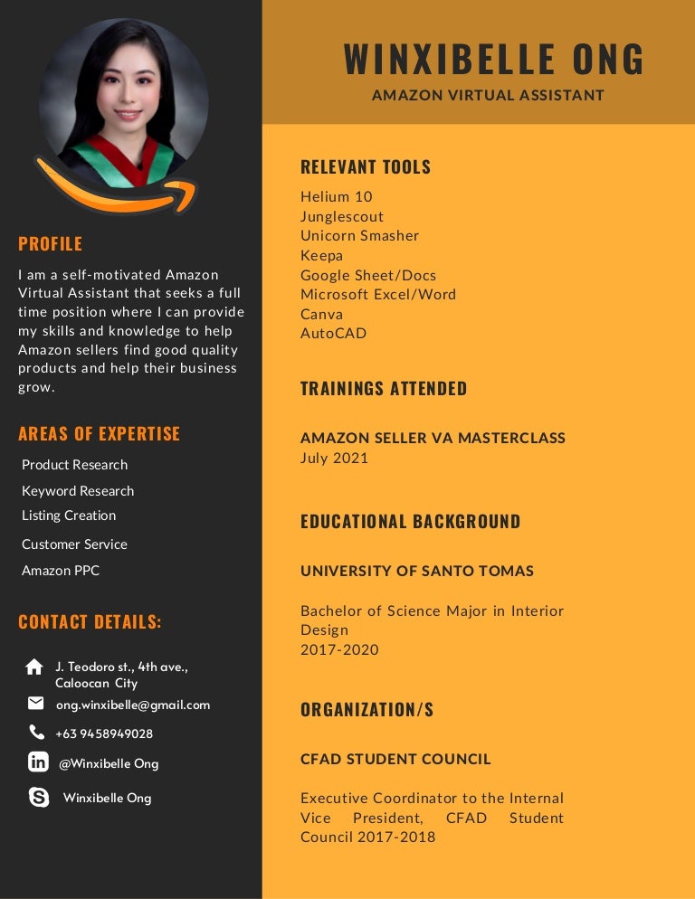 Amazon Resume
