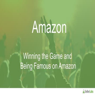 Winning the Game and Being Famous on Amazon