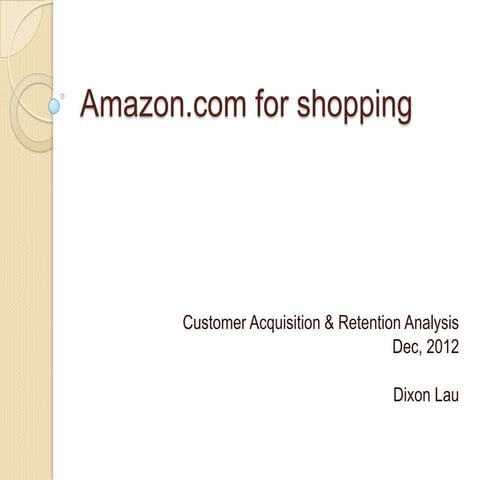 Amazon online conversion analysis