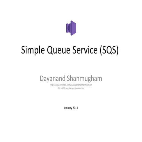 Amazon simple queue service