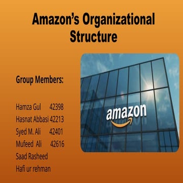Amazon’s Organizational sfdrew Structure.pptx
